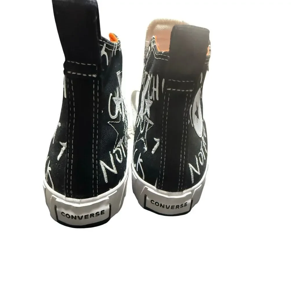 Converse Chuck Taylor Not a Chuck Black Kid Shoes 266514C Size 7